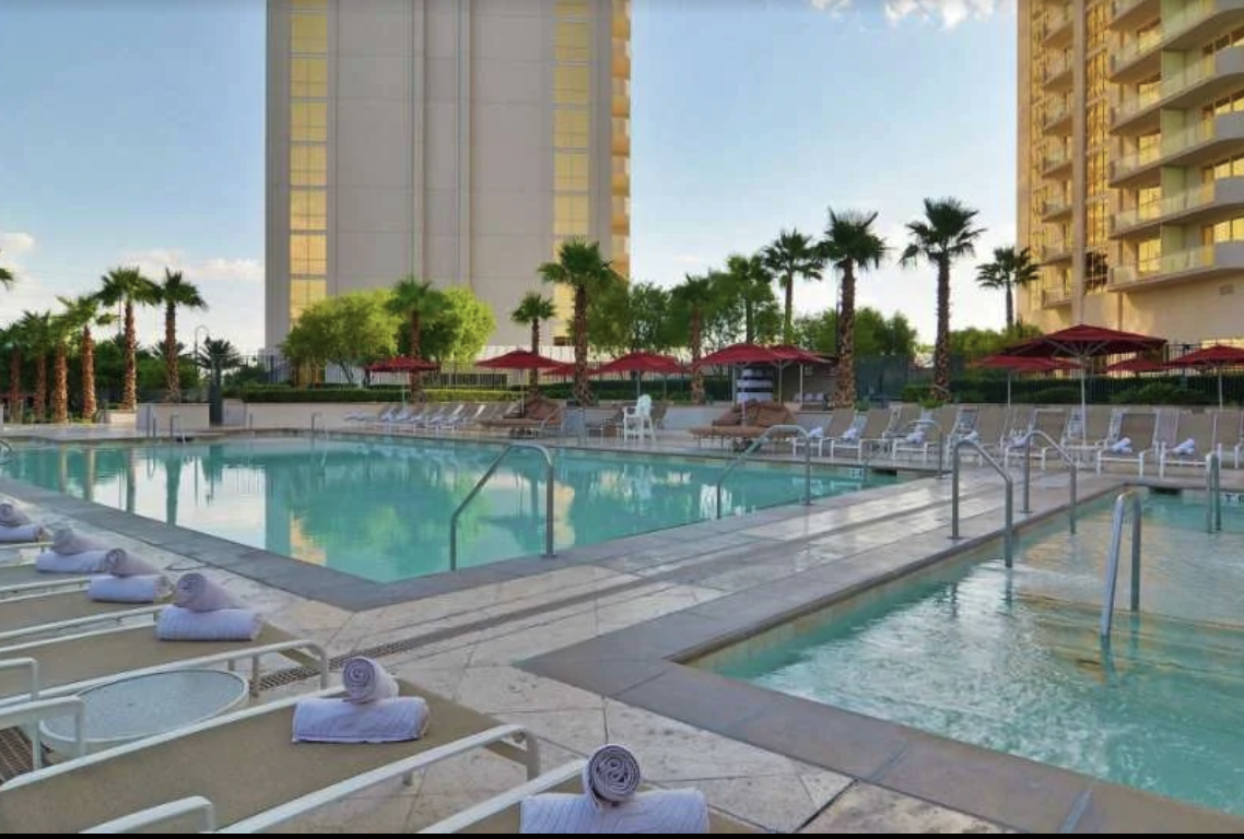 MGM Signature Las Vegas luxury hotel pool and towers
